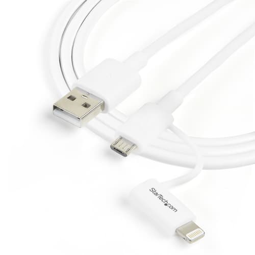 1M 3 FT WHITE APPLE 8-PIN LIGHTNI — view 3