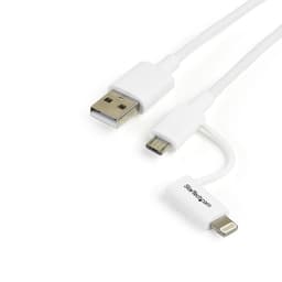 1M 3 FT WHITE APPLE 8-PIN LIGHTNI