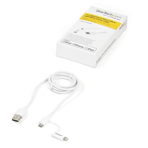 1M 3 FT WHITE APPLE 8-PIN LIGHTNI — view 6