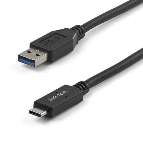 StarTech.com 3 ft 1m USB to USB C Cable - USB 3.1 10Gpbs - USB-IF Certified (USB31AC1M) - USB cable - 24 pin USB-C (M) to USB Type A (M) - USB 3.1 - 1 m - black - for P/N: DKM30CHDPD, DKM30CHDPDUE, HB31C2A2CME, HB31C3A1CME, PEXUSB312A1C1H, PEXUSB312A2C2V