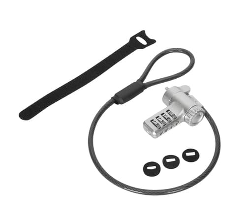 Targus DEFCON - Security cable lock - ultimate, universal, with adaptable lock head - silver - 30 cm (pack of 25) — view 13
