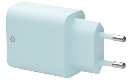 EU Wall Chrg USB-C 20W+USB-A 18W-BLU — view 3
