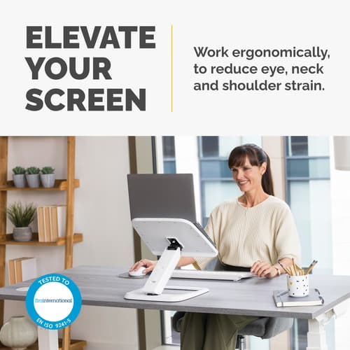 HANA LT LAPTOP STAND - WHITE — view 3