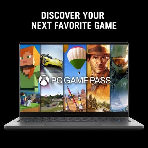 ASUS ROG Zephyrus G14 GA403WR-QS085W - AMD Ryzen AI 9 - HX 370 / up to 5.1 GHz - Win 11 Home - GeForce RTX 5070 Ti - 32 GB RAM - 1 TB SSD NVMe - 14" OLED 2880 x 1800 (3K) @ 120 Hz - Wi-Fi 7, Bluetooth - eclipse grey — view 22