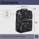 HP - Campus XL - notebook carrying backpack - 16.1" - stone marble thumbnail 4