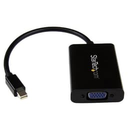 StarTech.com Mini DisplayPort to VGA Adapter with Audio - Mini DP to VGA Converter - 1920x1200 (MDP2VGAA) - Video converter - DisplayPort - VGA - black