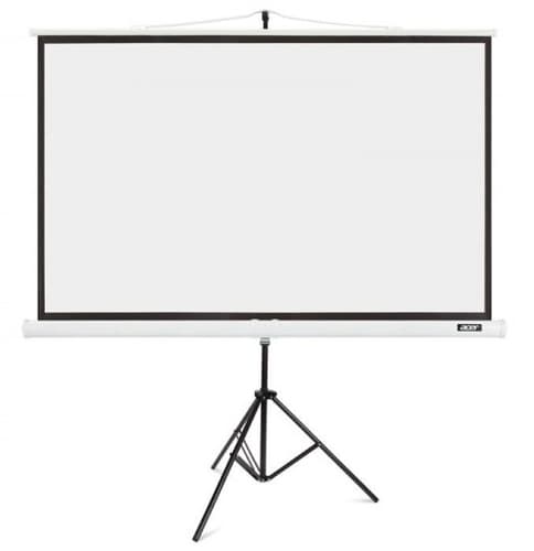 Acer T87-S01MW - Projection screen with tripod - 87" (218 cm) - 4:3 - white — view 1
