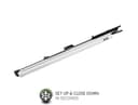 Acer T82-W01MW - Projection screen with tripod - 82.5" (210 cm) - 16:10 - white thumbnail 4