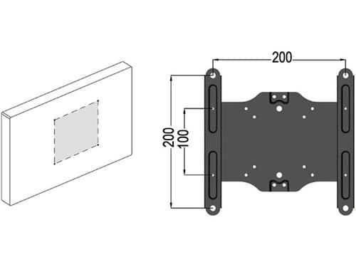 *Non Cancellable/Non Returnable (NCNR)* M DESKTOPMOUNT VESA ADAPTER 200X200 — view 7
