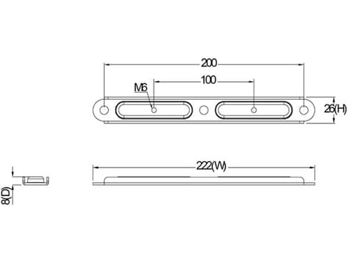 *Non Cancellable/Non Returnable (NCNR)* M DESKTOPMOUNT VESA ADAPTER 200X200 — view 8