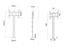 *Non Cancellable/Non Returnable (NCNR)* STAND 180 SINGLESILVERW.FLOORMOUNT thumbnail 17