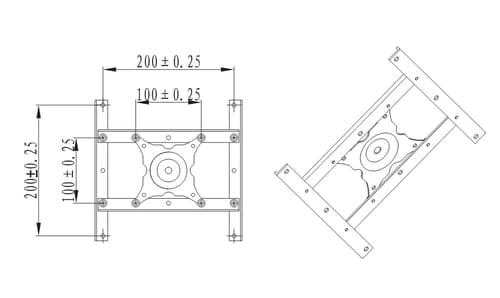*Non Cancellable/Non Returnable (NCNR)* M GAS LIFT VESA ADAPTER 200X200 — view 10