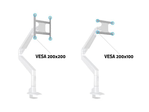 *Non Cancellable/Non Returnable (NCNR)* M GAS LIFT VESA ADAPTER 200X200 — view 9