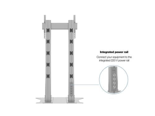 *Non Cancellable/Non Returnable (NCNR)* 210 DUAL PILLAR FLOORBASE SILVER — view 23