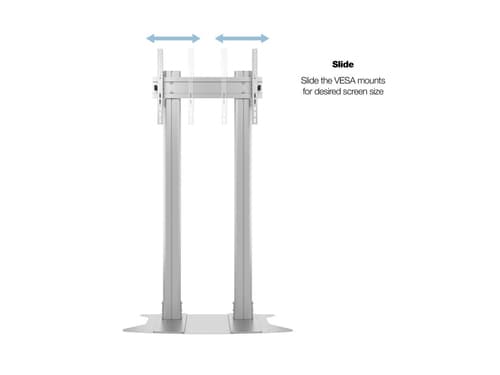 *Non Cancellable/Non Returnable (NCNR)* 210 DUAL PILLAR FLOORBASE SILVER — view 19