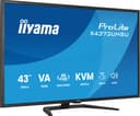 iiyama ProLite X4373UHSU-B2 - LED monitor - 43" (42.5" viewable) - 3840 x 2160 4K @ 60 Hz - VA - 450 cd/m� - 4000:1 - HDR10 - 3 ms - 2xHDMI, DisplayPort - speakers - matte, black thumbnail 2
