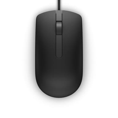 Dell MS116 - Mouse - optical - 2 buttons - wired - USB - black