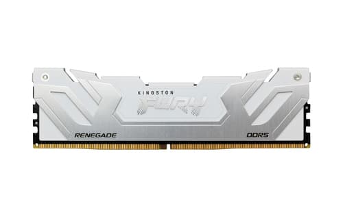 Kingston FURY Renegade - DDR5 - module - 24 GB - DIMM 288-pin - 8800 MT/s / PC5-70400 - CL42 - 1.4 V - clocked unbuffered - on-die ECC - white & silver