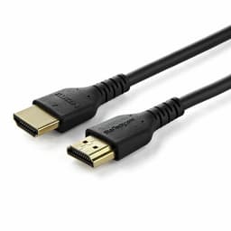 StarTech.com 1.5m (4.9ft) Premium High Speed HDMI Cable with Ethernet, 4K - Premium High Speed - HDMI cable with Ethernet - HDMI male to HDMI male - 1.5 m - shielded - black - 4K60Hz (4096 x 2160) support, HDR support, rugged, passive