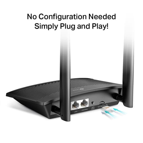 TP-Link TL-MR100 - wireless router - WWAN - Wi-Fi - desktop — view 6