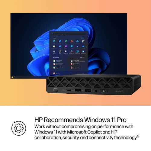 HP ProDesk 4 G1i AI - Mini Core Ultra 5 235T / up to 5 GHz - RAM 16 GB - SSD 256 GB  — view 11