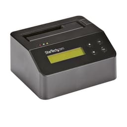 StarTech.com USB 3.0 Hard Drive Eraser Dock for 2.5" & 3.5" SATA/ IDE SSD HDD + mSATA & M.2 - Standalone Secure Erase Wiper & Sanitizer (SDOCK1EU3P) - Hard drive eraser - black - for P/N: SVA12M5NA