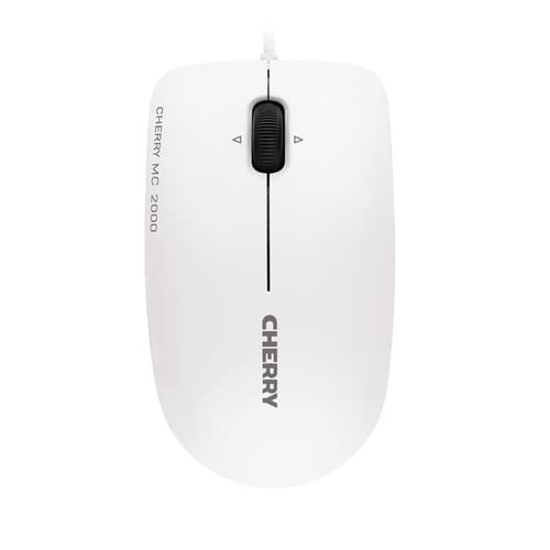 CHERRY MC 2000 - Mouse - right and left-handed - infrared - 3 buttons - wired - USB - grey
