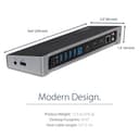 StarTech.com Triple Monitor USB 3.0 Laptop Docking Station - 4K HDMI, 2x DisplayPort - Universal USB Dock for Windows & Mac OS (10.14 & Above) (USB3DOCKH2DP) - Docking station - USB - 1GbE - for P/N: ARMBARTRIO2, ARMTRIO, LTLOCK