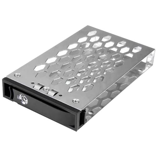 StarTech.com 2.5" Hot Swap Hard Drive Tray - Extra SSD/HDD Drive Tray for One-Bay and Four-Bay Backplanes (SATSASBP125 / SATSASBP425) - Storage drive carrier (caddy) - 2.5" - black & silver - for StarTech.com 4-Bay