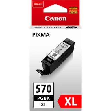 Canon PGI-570PGBK XL - 22 ml - High Yield - black - original - ink tank - for PIXMA MG5751, MG5752, MG5753, MG6851, MG6852, MG6853, MG7750, MG7751, MG7752, MG7753