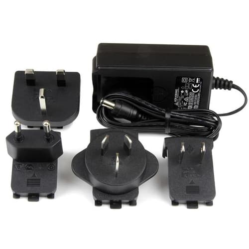 StarTech.com Universal Replacement Power Adapter - DC 5 Volts, 3 Amps Power Adapter (SVA5M3NEUA) - Power adapter - AC 100-240 V - for P/N: HD2VID2, ST121HD20FXA, ST121HD20L, ST121WHDLR, USB2G4LEXT2NA, VID2HDCON2, VID2VGATV3