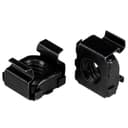 StarTech.com M5 Cage Nuts - 50 Pack, Black - M5 Mounting Cage Nuts for Server Rack & Cabinet (CABCAGENUTSB) - Cage nuts - black (pack of 50) - for P/N: RACK-18U-20-WALL-OA, RACK-21U-20-WALL-OA, RACK-24U-20-WALL-OA, RK12OD2, RK3236BKF thumbnail 1