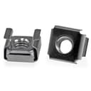 StarTech.com M6 Cage Nuts - 100 Pack - M6 Mounting Cage Nuts for Server Rack & Cabinet (CABCAGENTS62) - Cage nuts (pack of 100) - for P/N: RACK-18U-20-WALL-OA, RACK-21U-20-WALL-OA, RACK-24U-20-WALL-OA, RK3236BKF, WALLMOUNT4 thumbnail 1