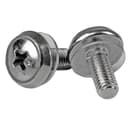StarTech.com M5 x 12mm - Screws - 100 Pack - M5 Mounting Screws for Server Rack & Cabinet (CABSCREWSM5) - Screw kit (pack of 100) - for P/N: RACK-18U-20-WALL-OA, RACK-21U-20-WALL-OA, RACK-24U-20-WALL-OA, RK12OD2, RK3236BKF thumbnail 1
