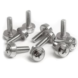 StarTech.com M5 Mounting Screws for Server Racks and Cabinets - 50 Pack - Screw kit (pack of 50) - CABSCREWS - Screw kit (pack of 50) - for P/N: RACK-18U-20-WALL-OA, RACK-21U-20-WALL-OA, RACK-24U-20-WALL-OA, SHELF-2U-20-CENTER-V