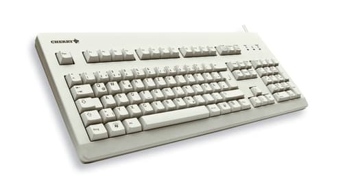 CHERRY G80-3000 - Keyboard - PS/2, USB - US - light grey — view 5
