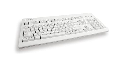 CHERRY G80-3000 - Keyboard - PS/2, USB - US - light grey — view 4