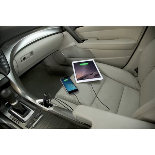TABLET DUAL USB CAR CHARGER BLACK — view 5