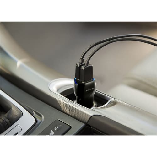 TABLET DUAL USB CAR CHARGER BLACK — view 6