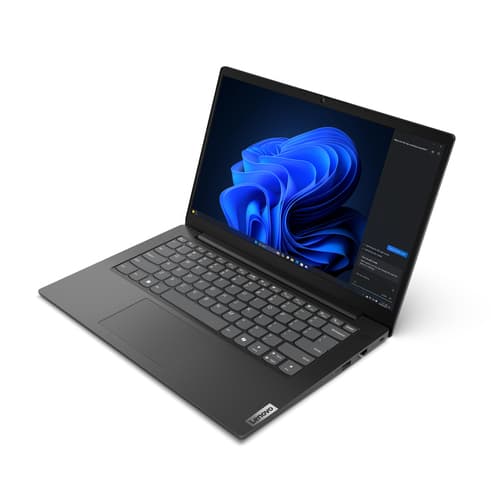 Lenovo V14 G5 IRL 83GU - Intel Core 5 - 120U / up to 5 GHz - Win 11 Pro - Intel Graphics - 8 GB RAM - 256 GB SSD NVMe - 14" TN 1920 x 1080 (Full HD) - Wi-Fi 6 - business black - kbd: UK — view 4