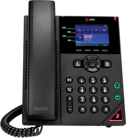 Poly VVX 250 - OBi Edition - VoIP phone - 3-way call capability - SRTP, SIP, SDP, RTP - 4 lines - black