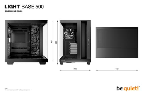 Be Quiet! Light Base 500 Midi Tower Black — view 9