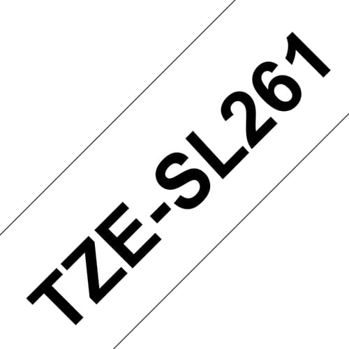 Brother TZe-SL261 - Self-adhesive - black on white - Roll (3.6 cm x 8 m) 1 cassette(s) laminated tape - for P-Touch PT-D800W, PT-P900W, PT-P950NW