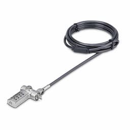 StarTech.com 25-Pack Laptop Lock, Compatible w/Noble Wedge/Nano/K-Slot - Security cable lock - silver, black - 2 m - TAA Compliant (pack of 25)