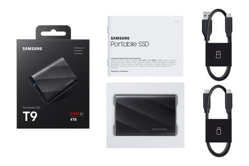 Samsung T9 MU-PG4T0B - SSD - 4 TB - USB 3.2 Gen 2x2 — view 14