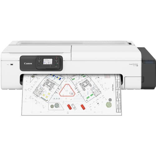 Canon imagePROGRAF TC-21M - 24" large-format printer - colour - ink-jet - Roll A1 (61.0 cm) - 2400 x 1200 dpi - up to 2 ppm (mono) / up to 1 ppm (colour) - USB 2.0, LAN, Wi-Fi(ac), USB host - cutter — view 3