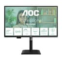 AOC Q27P4U - LED monitor - 27" - 2560 x 1440 QHD @ 120 Hz - IPS - 1500:1 - 4 ms - HDMI, DVI, DisplayPort, VGA - speakers - black thumbnail 2