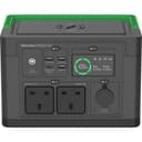 Schneider OffGrid 330 - Portable power station - LCD, 2 BS1363 outlets, sinewave, 3 USB-A, 1 USB-C, wireless charger - AC 230 V - 330 Watt - Lithium Ion - 332 Wh - output connectors: 2 - United Kingdom - black, green thumbnail 2