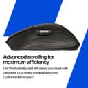 HP 785M - Mouse - right-handed - optical - 6 buttons - wireless - Bluetooth, 2.4 GHz - USB wireless receiver - black thumbnail 6