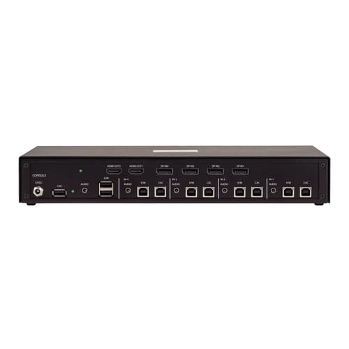 StarTech.com - KVM / audio / USB switch - 4 x KVM / audio / USB - 1 local user - desktop - TAA Compliant — view 3